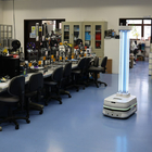 Geek+ AGV Robot Uv Light Smart UV Disinfection Robot The Public Health Guardian