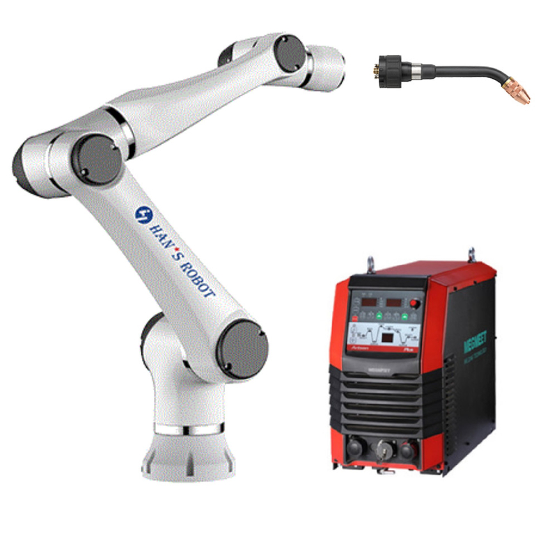 Hansrobot 6 Axis Cobot Elfin05-L Welding Collaborative Robot Arm with Welding Equipment for Cobot