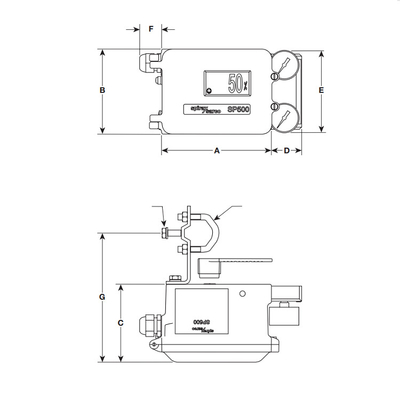 Spirax Sarco Valf Konumlandırıcı EP500 Akıllı Elektro Pnömatik Konumlandırıcı