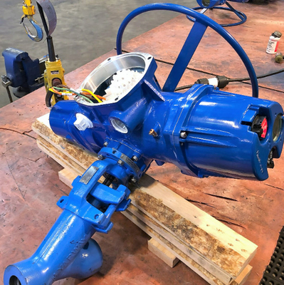 Fisher EZ valf gövdesi ile çalışan valfler için limitorque QX elektrikli aktüatör