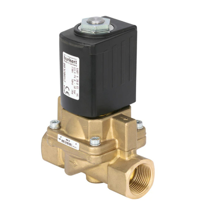 Burket Solenoid Valf 6407 Servo Destekli 2/2 Yollu Piston Valf