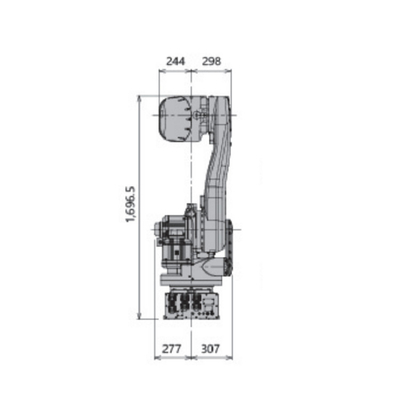 Kawasaki Robot RD080N Cnc 6 Eksenli Robotik Kol, 80KG Yüklü Paletleme İçin