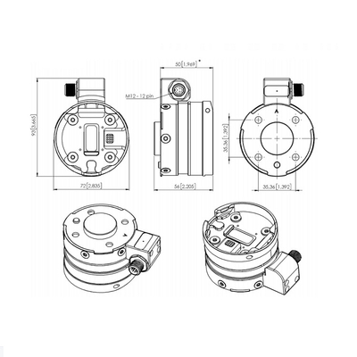 onrobot HEX QC SENSÖRLER HEX-H QC HEX-E QC onrobot robotik tutucu ve UR ​​cobot için