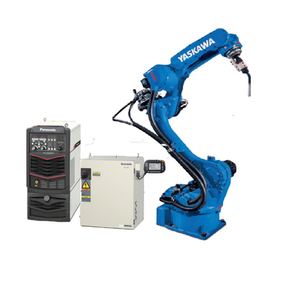 YASKAWA AR1440 Mig Kaynak Robotu 12Kg Yük 1440mm Reach Panasonic 350GL5 Kaynakçı Torch