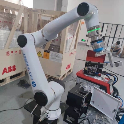 Mig Mag Tig Kaynak Çözümü için Meşale ve Ray Sistemli Hans E5 6 Eksenli Kaynak Robotu