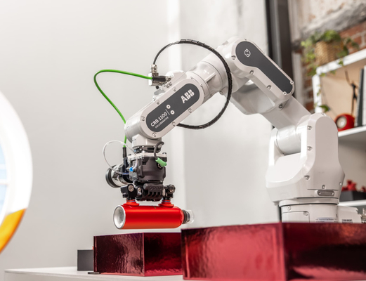 ABB 6 Eksen Cobot CRB1100 RobotiQ Montaj Robotu İçin Robot Tutuculu Robot Kolu