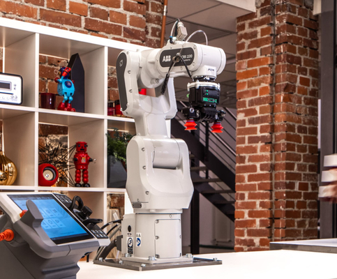 ABB 6 Eksen Cobot CRB1100 RobotiQ Montaj Robotu İçin Robot Tutuculu Robot Kolu