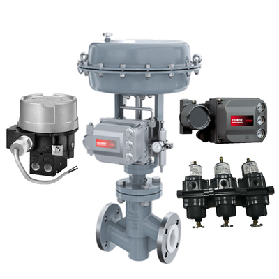 Fisher DVC6200 Valf Konumlandırıcılı ve Fairchild Patlama Korumalı Dönüştürücülü Elektrik Kontrol Vanası TXI7800 Volume Boost