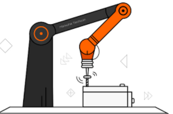 Hanwha HCR-5A 6 Eksenli Robot Kolu Küçük Manipülatör Vidalama Robotu İçin Robot Kolu Al ve Yerleştir