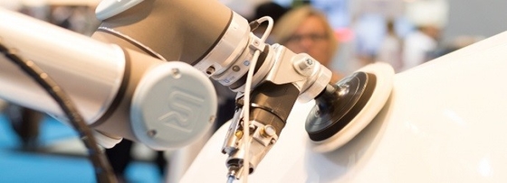 6 Eksen CNGBS 3kg Yük Cobot Robot Kolu Onrobot Sander ile Taşlama Robotu İçin Esnek