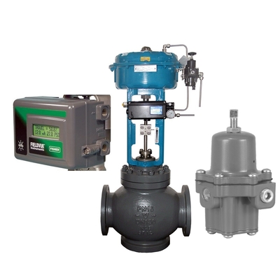 Fish-er DVC2000 Valf Konumlayıcı ve 67CFR Filtre Regülatörlü Akış Kontrol Valfi