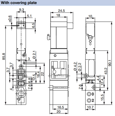 Pnömatik Uygulamalar İçin Yüksek Basınca Dayanıklı 3/2 Çalışan Burkert Pirinç Solenoid Valf 6524
