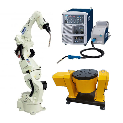 OTC kaynak çözümü için P400 robotik kaynak makinesi ile mig mag kaynak robotu FD-B4S 7 eksen