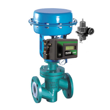 Fisher DVC2000 Valf Konumlayıcı ve 67CFR Filtre Regülatörlü Çin Akış Kontrol Vanası