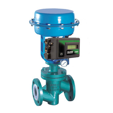 Fisher DVC2000 Valf Konumlayıcı ve 67CFR Filtre Regülatörlü Çin Akış Kontrol Vanası