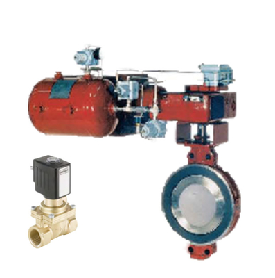 Burkert Solenoid Valfli Masoneilan Aktüatör Yüksek Sıcaklığa Dayanıklı 2/2 Çalışan Burkert Pirinç Solenoid Valf 6524