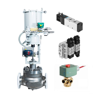 Pnömatik Aktüatörlü, Asco 8210G ve Festo VUVS-L30 Solenoid Valfli Çin Kontrol Vanası