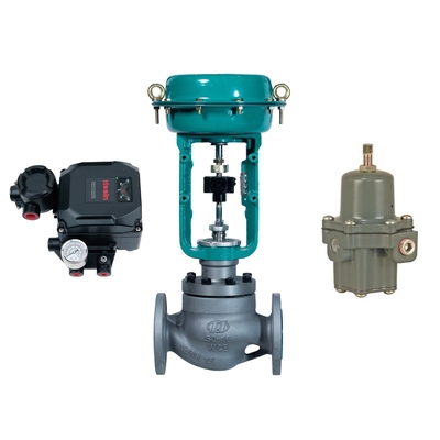 Çin Chuan Yi Kontrol Vanası ve Fisher 67CFR Basınç Düşürme Vanası ile Tissin TS600R E-P Pozisyoner
