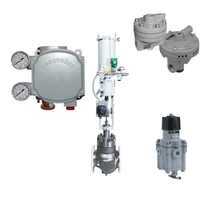 Masoneilan SVI1000 Vana Konumlandırıcı BR200 BR400 Hacim Yükseltici 78-40 Pnömatik Kontrol Vanası-2 için Filtre Regülatörü