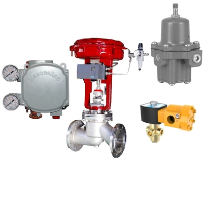 Masoneilan SVI1000 Valf konumlandırıcı Fisher 67CFR filtre regülatörü ve pnömatik kontrol valfi-3 için Çin Solenoid valfı