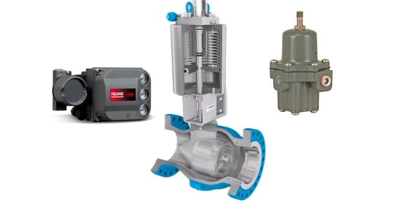 Samson3701 Pozisyonerli ve KOSO PRF300 Filtreli Basınç Düşürücü Valfli Mokveld HIPPS Valfı