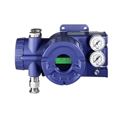 Fisher 67CFR filtre regülatörlü ve Foxboro SRD960 Valf Konumlandırıcılı Akış Kontrol Valfi