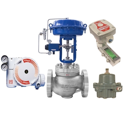 Flowserve 3200MD Vana Konumlandırıcılı Akış Kontrol Vanası ASCO Solenoid Vana 67CFR Filtre Regülatörü