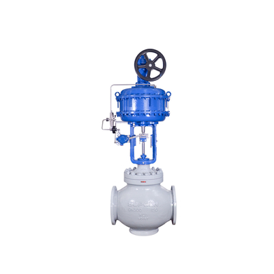 Flowserve 3200MD Vana Konumlandırıcılı Akış Kontrol Vanası ASCO 551 Solenoid Vana 67CFR Filtre Regülatörü
