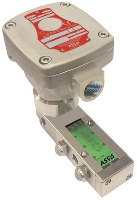 Flowserve 3200MD Valf Konumlayıcı, Akış Kontrol Valfı ve ASCO 551 Solenoid Valfı 67CFR Filtre Regülatörü ile
