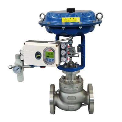 ABB V18345 valf konumlayıcı ve balıkçı 67CFR regülatörü ile Çin markası Chuanyi bilyalı kontrol valfi aktüatörü