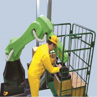 Fanuc CR-4iA 6 Eksenli Çin Robot Kolu, Onrobot 2 Parmak Tutucu ve Malzeme Taşıma Platformu ile