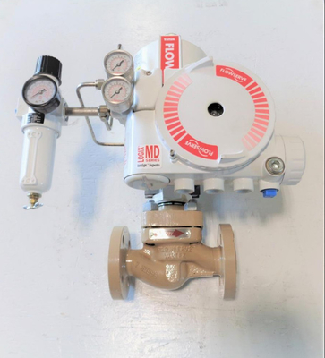 Flowserve 3200MD Vana Konumlandırıcı Fisher 67CFR Filtre Regülatörü ile Wuzhong Küre Vana