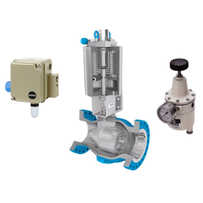 Samson 3701 Valf Konumlandırıcı ve KOSO Prf300 Filtre Regülatörüyle Çin Mokveld HIPPS