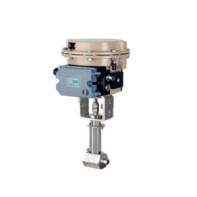 Samson Kontrol Mikro-akış Valf 3510 ile Fisher DVC2000 valf positoner ve 3277-120 aktüatör 4708 düzenleyici