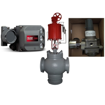 FISHER DVC6200 Akıllı Valf Konumlandırıcısı ve Doğrusal Pnömatik Etkinleyici ile Pnömatik Kontrol Valfi