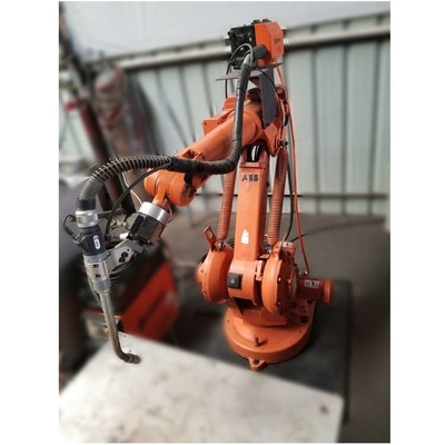6 Eksenli Robotik Kol ABB IRB 1410 CNGBS Silah Temizleme İstasyonu ile Kaynak Robotu Otomasyon için