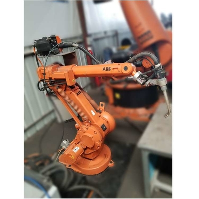6 Eksenli Robotik Kol ABB IRB 1410 CNGBS Silah Temizleme İstasyonu ile Kaynak Robotu Otomasyon için
