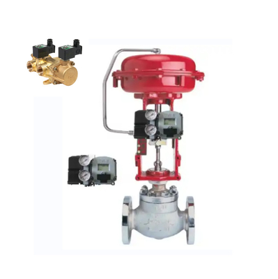 Yüksek akışlı ASCO solenoid valfi ve Masoneilan konumlandırıcı ve valf doğal gaz dağıtım ekipmanları pilot çalıştırıldı.