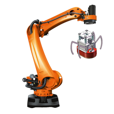 KUKA KR 180 R3200 PA Kullanılabilir Yük 180kg Fabrikalar için GNGBS Robotu Yakalayıcı ile Palletizing Robotu