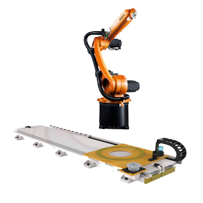 Kuka Endüstriyel Robotik 6 Eksenli KR 8 R1620 CNGBS Robot Rehber Demiryolu ile İşlem Otomasyonuna