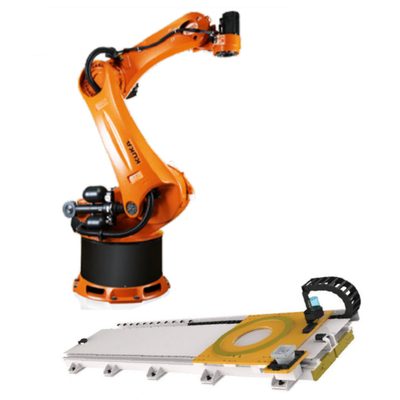 KUKA Endüstriyel Robot Kolu KR 470-2 CNGBS Rehber Demiryolu ile Palet Makinesi Olarak Fabrika için PA Paletleme Robotu