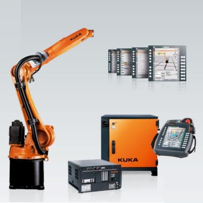 Kuka Robot Kolu 6 Eksen KR 10 R1420 Endüstriyel Robot İşlemciliği İçin CNGBS Robot Kılavuz Rayı ile