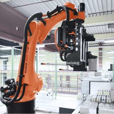 Kuka Robot Kolu 6 Eksen KR 10 R1420 Endüstriyel Robot İşlemciliği İçin CNGBS Robot Kılavuz Rayı ile