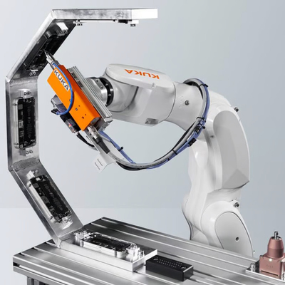 KUKA Cobot KR 4 R600 Onrobot Gripper'ı Al ve Yerleştir Makinesi Olarak Kullanmak İçin