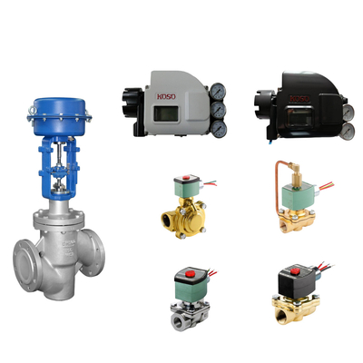 Koso KGP5000 akıllı valf konumlandırıcısı ve ASCO solenoid valfleri ile yüksek kaliteli Çin'in pnevmatik kontrol valfleri
