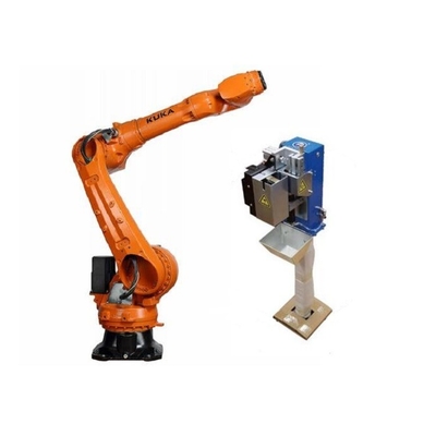Kuka Robot KR 70 R2100 6 Eksenli Robot Kollu 6 Eksenli Kaynak Otomasyonu için CNGBS Silah Temizleme İstasyonu ile
