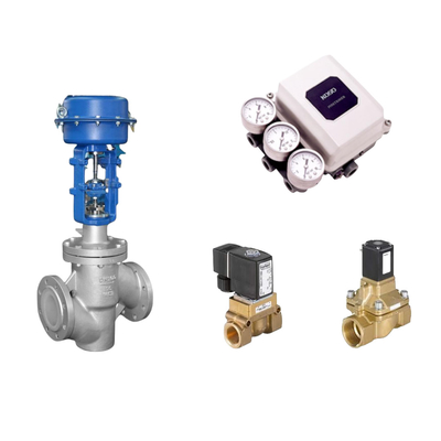 KOSO PP800 dijital konumlandırıcı ve Burkert Tip 5404 Solenoid Valf ile yüksek kaliteli çin kontrol valfleri