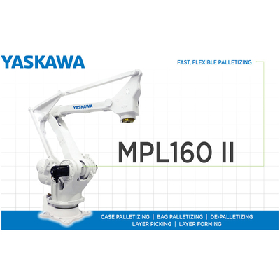 Endüstriyel Robot YASKAWA MPL160II Robotik Kollu 160KG Paletleme Yüklü