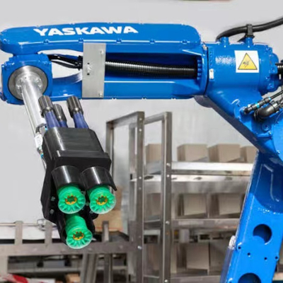 Yaskawa 6 Eksenli Kaynak Robotu Kol MOTOMAN GP25 CNGBS konumlandırıcı ile Fabrika için Lazer Kaynak Makinesi