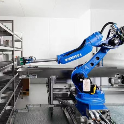 Yaskawa 6 Eksenli Kaynak Robotu Kol MOTOMAN GP25 CNGBS konumlandırıcı ile Fabrika için Lazer Kaynak Makinesi